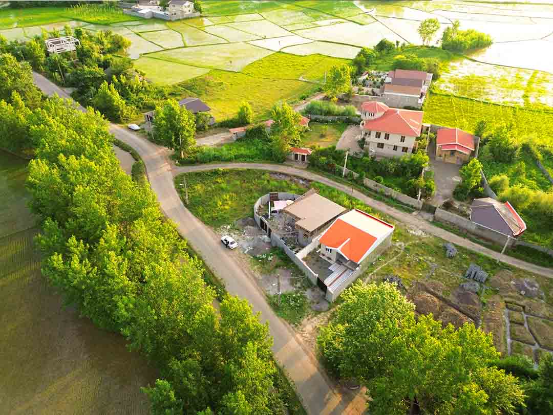 تصویر ویلا نوساز در لوکیشن روستایی