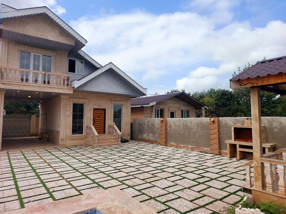 تصویر ویلا دوبلکس استخر دار نما سنگ