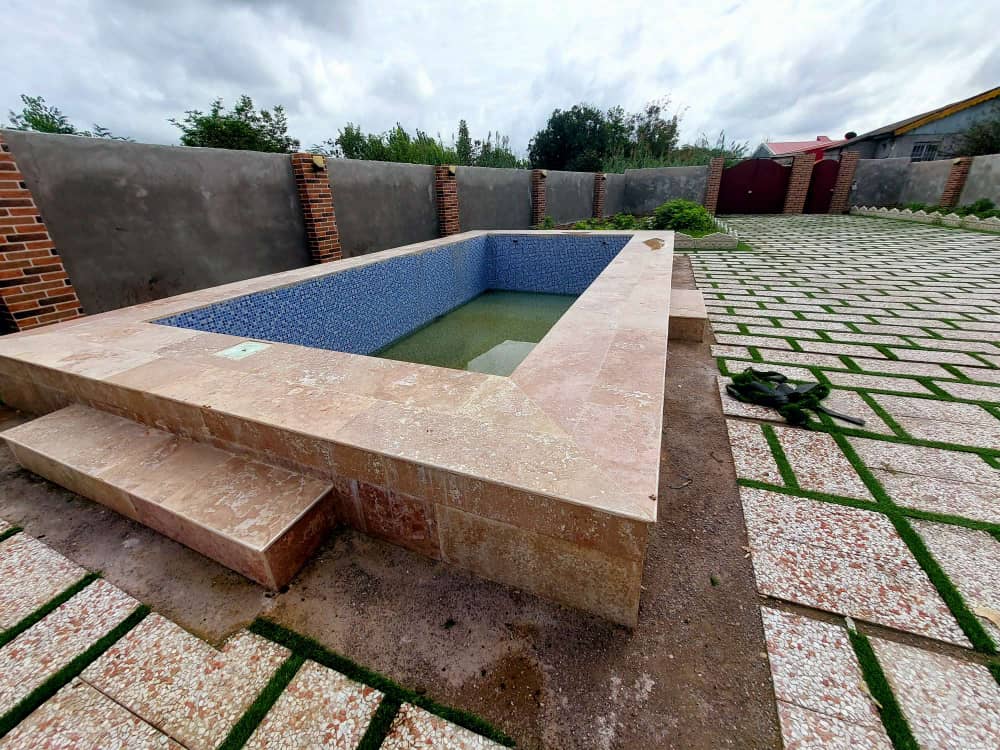 تصویر ویلا دوبلکس استخر دار نما سنگ