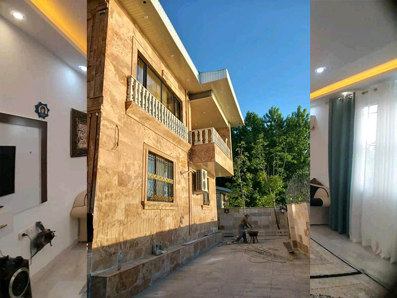 تصویر یک ویلای دوبلکس در لوکیشن روستایی