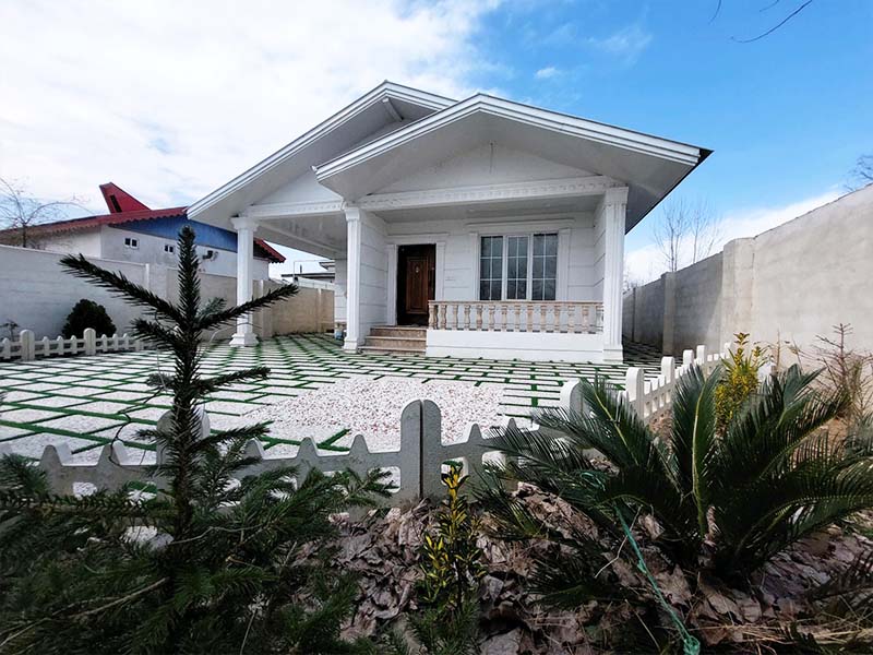 تصویر از یک ویلا نوساز